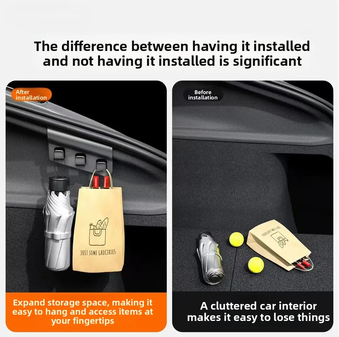 Suitable for the updated versionmodely/YLTesla trunk hookteslaTrunk storage hook