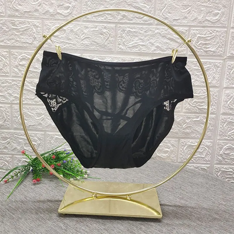 Metal Underpants Rack Clothing Shops Underwear Display Hangers Iron Art Bra Table Show Boutique Cloakroom Goods Storage Shelf