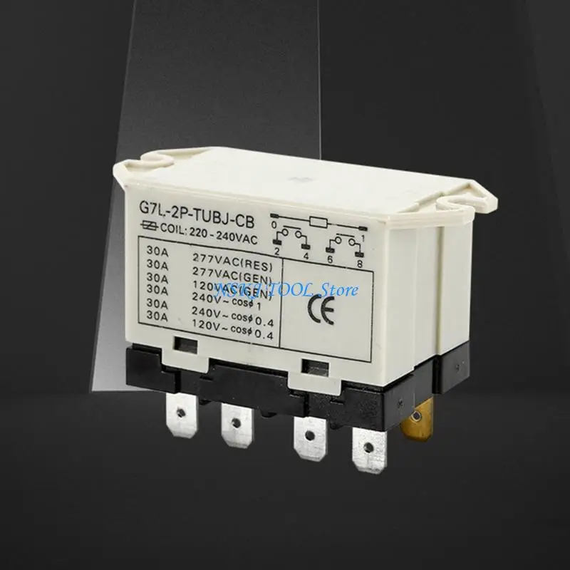 L8RC Universal Relays with Flame Resistant Quick connection  Terminals Simple Installation for Lighting Control & HVAC Systems