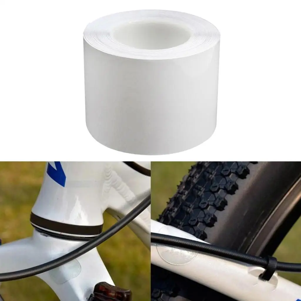 15x100CM Transparent Bike Frame Protection Sticker Tape Chainstay Protector Film Cover Adhesive Surface Protective Tape