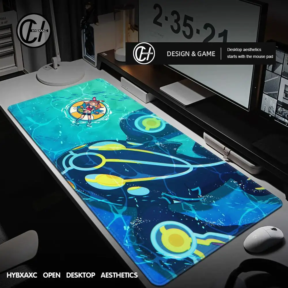 

XXL New Mouse Pad Gaming Carpet Anime Keyboard Pads Rug PC 900x400 Mousepad P-pokemonS Laptop Extended Desktop Mat for Best Gift