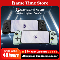 GameSir X5 Lite Type-C Android Ios Mobile Gaming Controller Mando para Móvil Gamepad Movable Type-C Port Swappable Silicone Pad