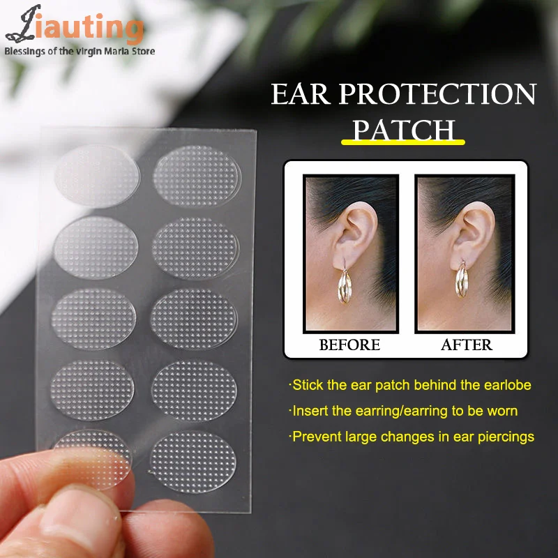 30/50/100/200 Patches Invisible Earlobes Protective Stickers For Prevent Stretched Or Torn Protective Relieve Heavy Earrings