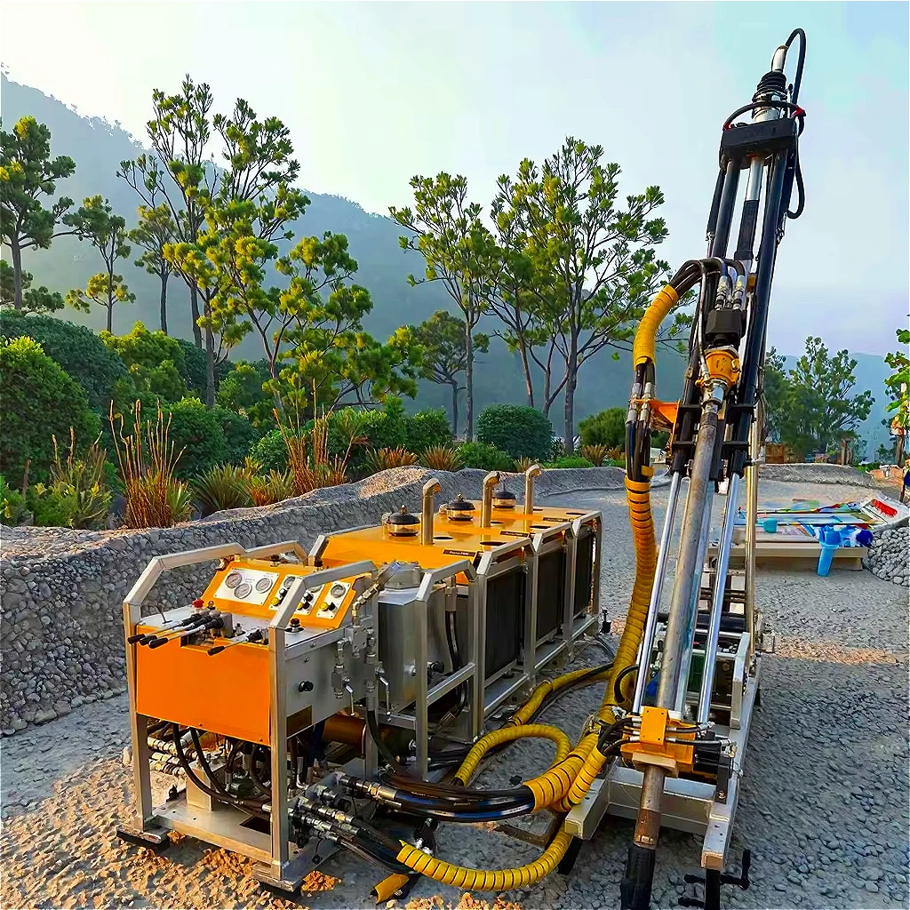 High Recovery 1000m Deep Hydraulic Core Drilling Rig  Mineral Exploration and Coring Continuous Operation in Mineral Prospecting