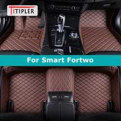 TITIPLER Niestandardowe dywaniki samochodowe do dywaników samochodowych Smart Fortwo Foot Coche Accessorie