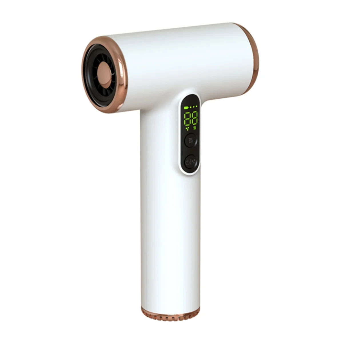 

A07I Wireless Hair Dryer USB Cordless Portable Travel Rechargeable Strong Wind Low Noise 3 Gears Hair Dryer with Lcd