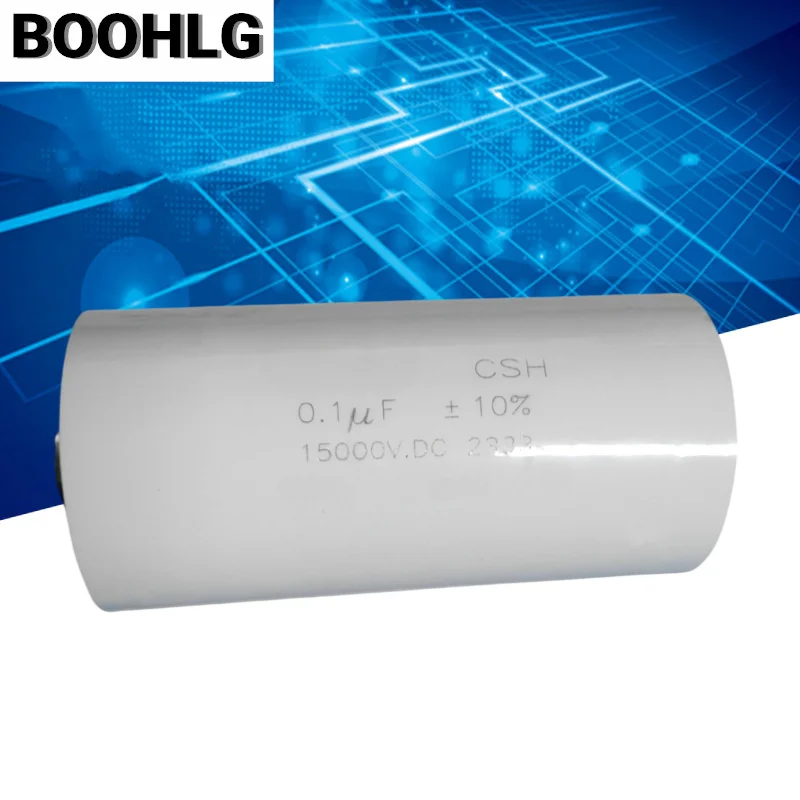 1PCS high voltage inductive pole-free polypropylene film capacitor 0.1UF 104 15000V 15KV 45X95MM