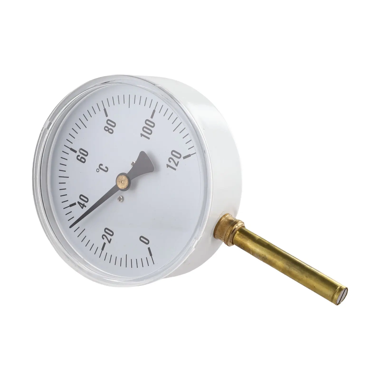 

Управление Биметаллический термометр 0-120 C Диапазон температур 100 мм Циферблат Латунный погружной рукав Долговечная производительность