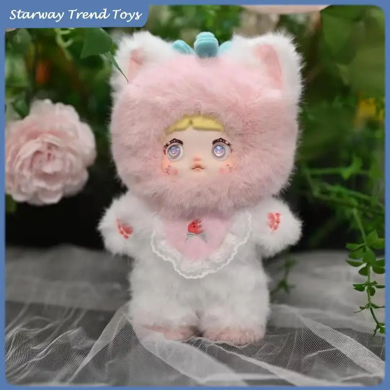 

Genuine Nommi “Fruit Fun” Series Plush Blind Box Apple Theme Cute Doll with Rotating Eyes Bag Charm Display Toy for Girls Gift