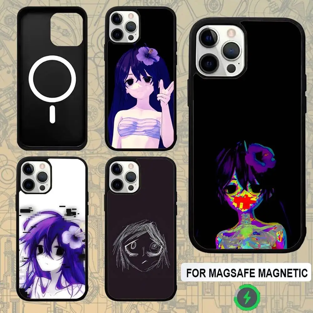 

S-Sewerslvt Jvnko Draining Love Story For Magsafe Wireless Case For iPhone 15,16,17,13,14,11,12,Pro,Max,Plus,E,Air,Mini Magnetic