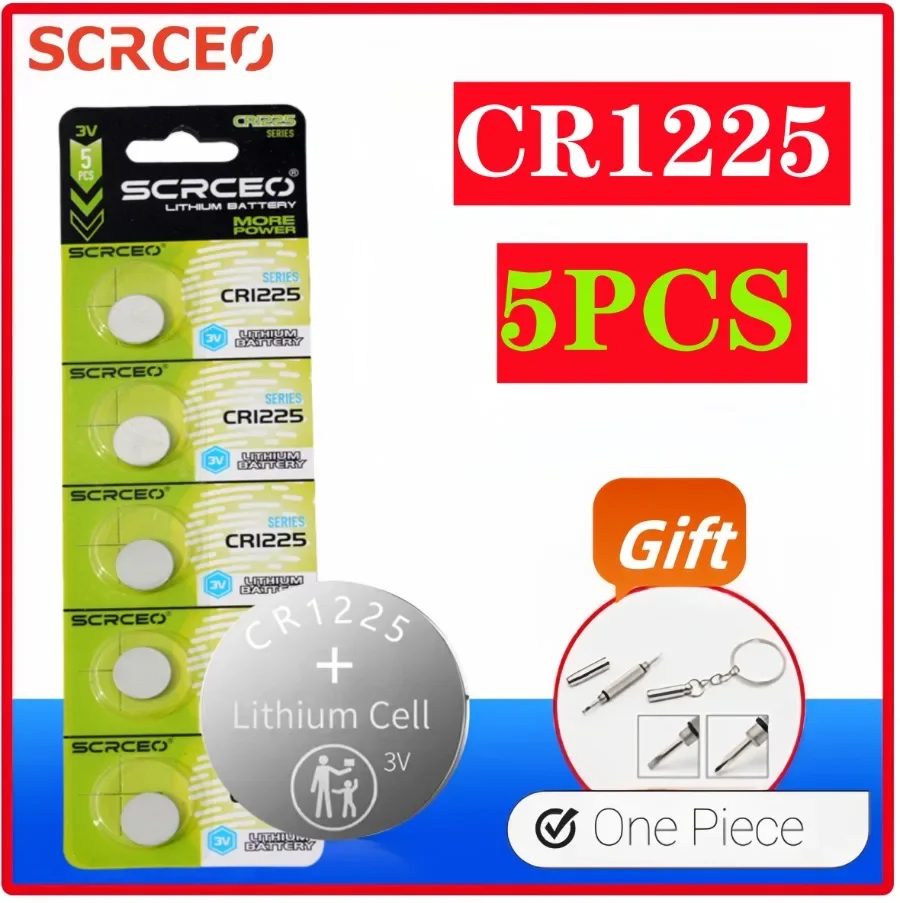 

5-45PCS CR1225 3V Lithium Battery CR1225 Button Battery For Watch Toy Calculator Car Remote Control Button Coin Cell