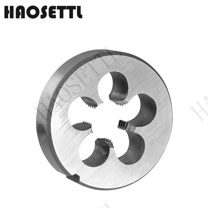 HAOSETTL متري M15x1 M15x1.5 قالب خيوط مستدير لليد اليسرى
