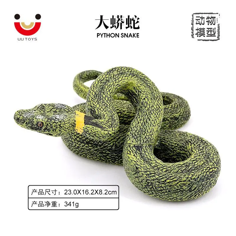 Amazon Hot Sale Simulation Wildlife Model Reptile Python Anaconda Snake Children's Cognitive Tricky Toys