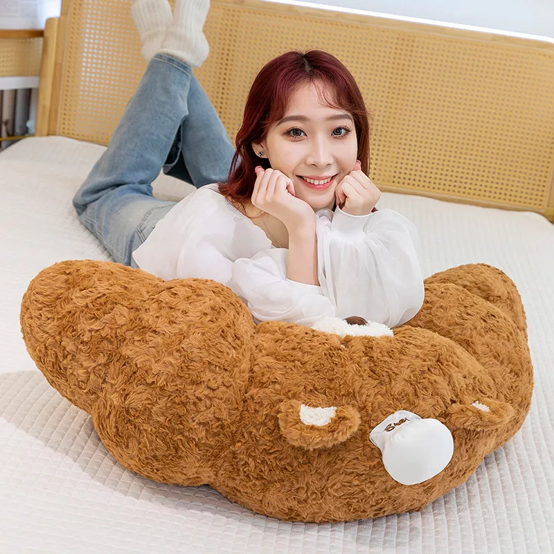 

Soft Croissant Pillow for Bed Sofa Office High-Quality Machine Washable Cost-Effective Home Decor Cozy Throw Pillow