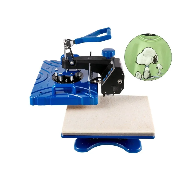 

Blue 10 in 1 heat transfer machine Multifunctional 29 * 38cm heat transfer machine Clothing hat pen heat transfer machine
