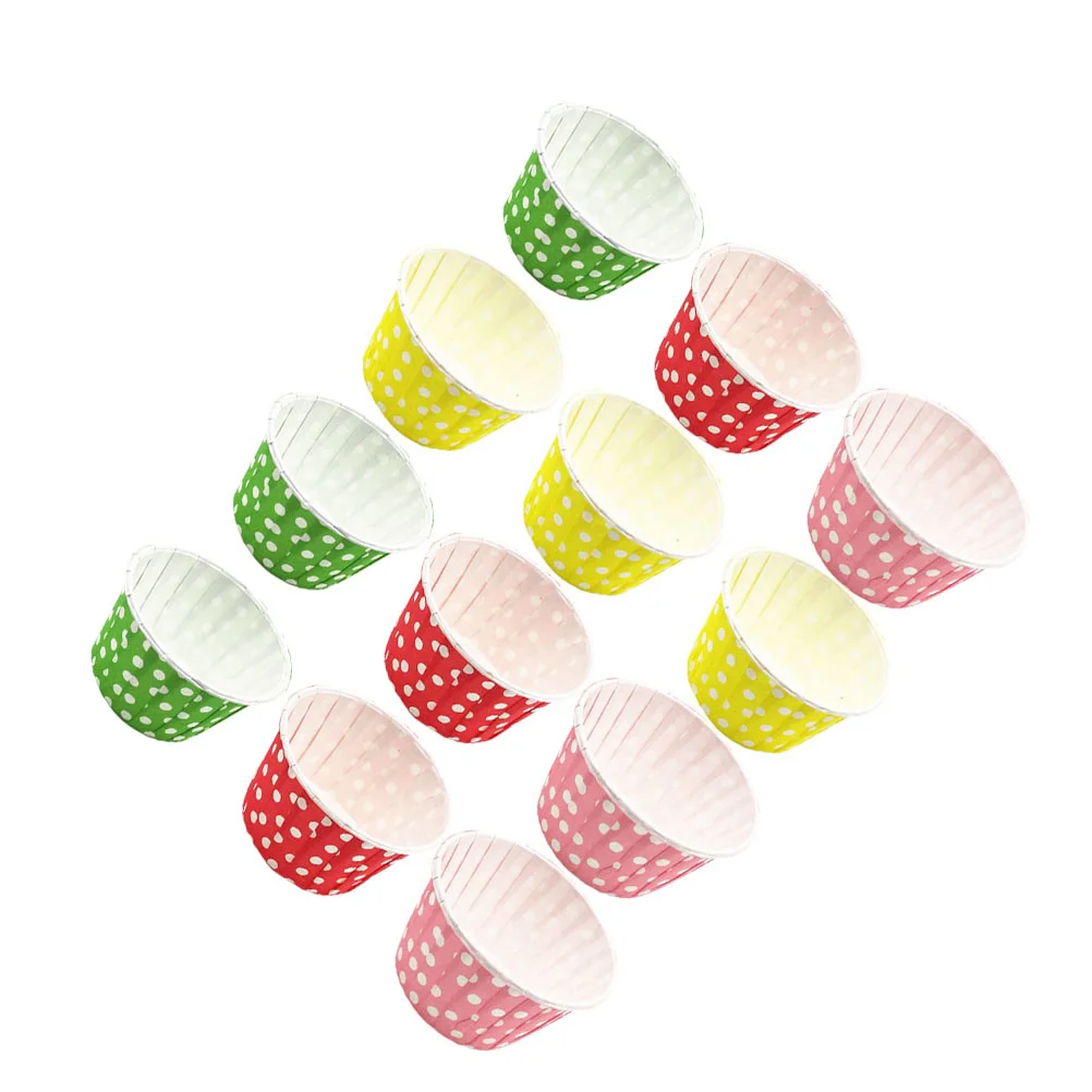 

100 PCS Party Supplies Paper Dessert Bowls Cups Container Cake Baby Mini Muffins