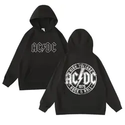 European and American Rock Metal Band ACDC Autumn and Winter Hooded Sweater Men and Women with The Same Pullover Hoodie