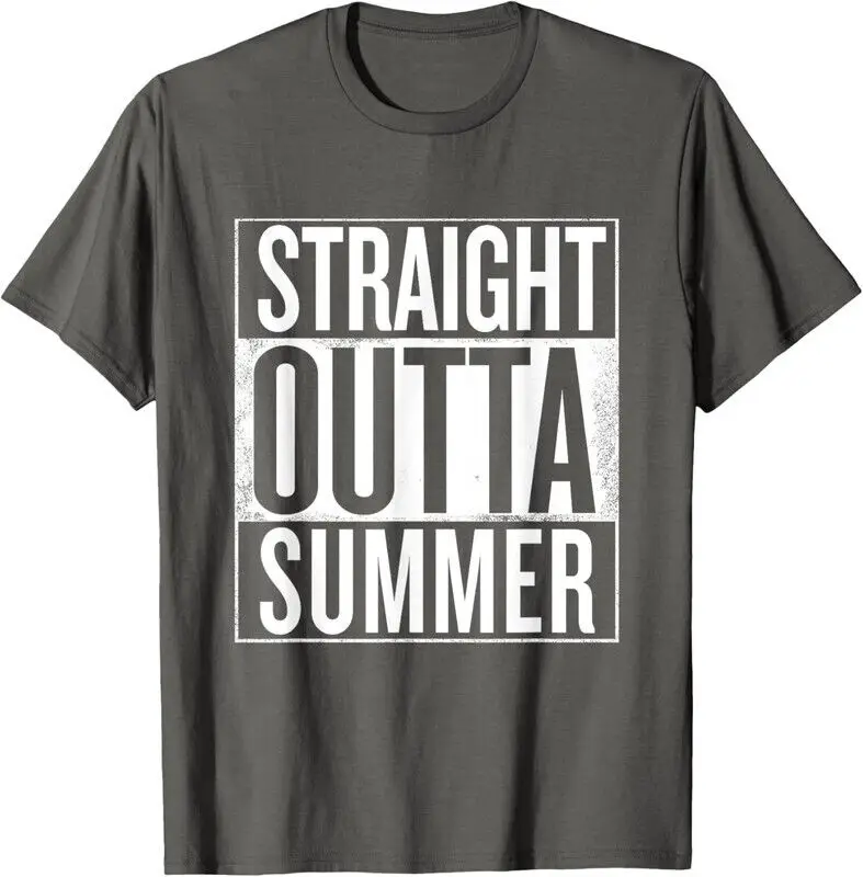 Straight Outta Summer Funny Back To School Meme T Shirt