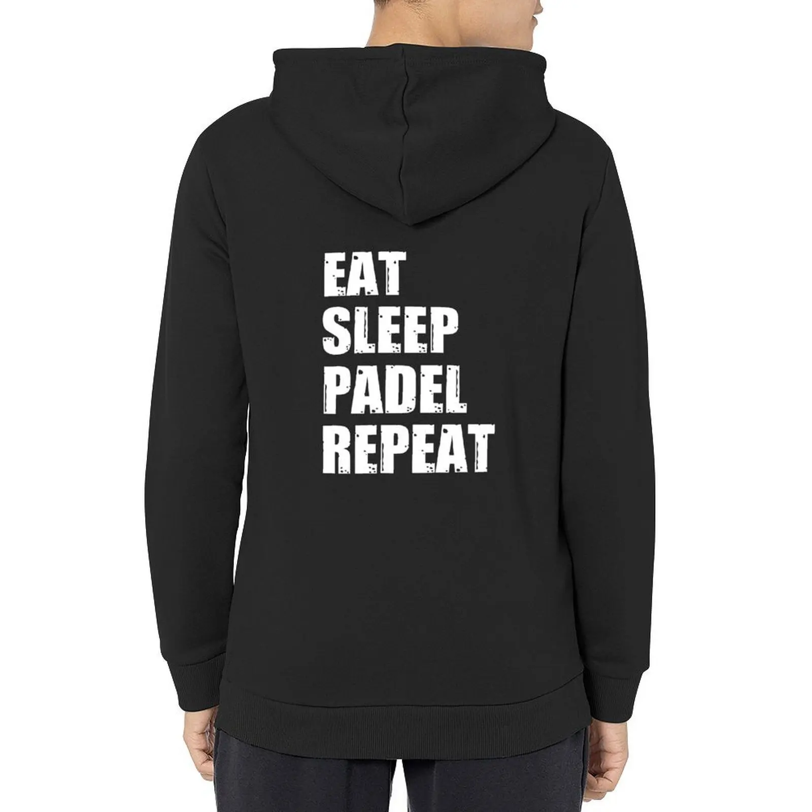 

Padel Tennis Gift Eat Sleep Padel Repeat Funny Padel Player Hoodie aesthetic clothing graphic t shirts men hoodie