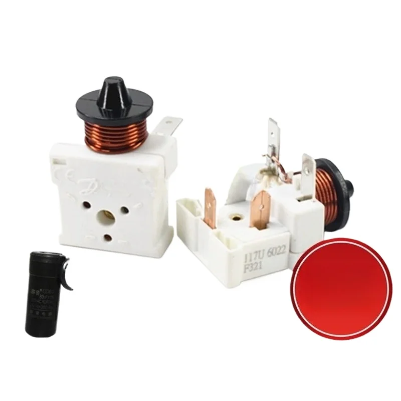 Compressor display freezer with capacitive weight starter 117U6022