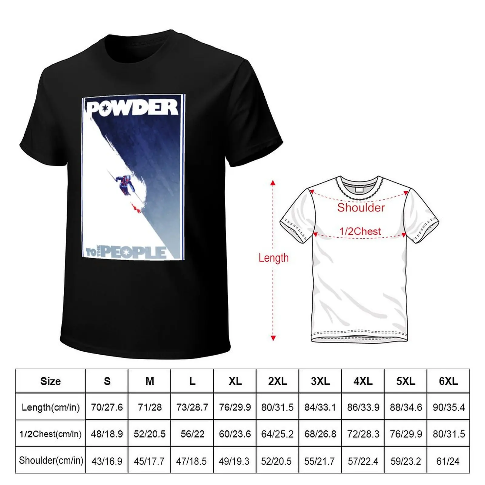 Powder to the People T-Shirt Big and Tall Gym T-Shirt