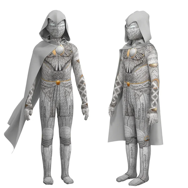 Costume Cosplay Zentai Moonlight Knight pour adultes et enfants, combinaison d'Halloween, Everak Smile Hero, olympiques