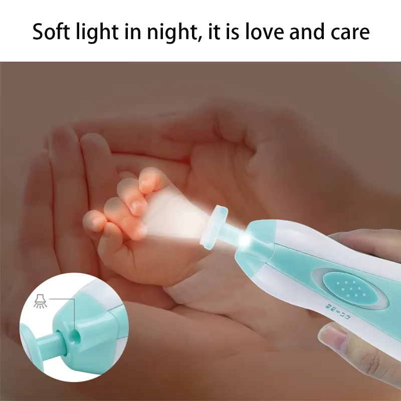 Multifunctional Electric Baby Nail Trimmer Baby Nail File Clippers Toes Fingernail Cutter Trimmer Manicure Tool Set Baby Care - view 5