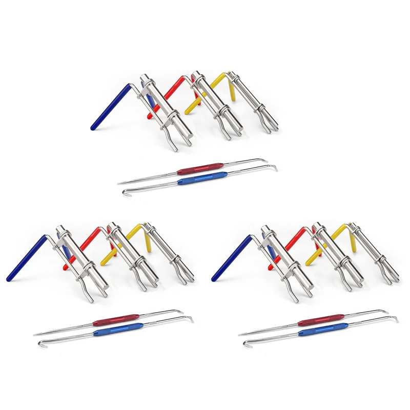 

15X Hydraulic Cylinder Rod Seal Installation Tool Kit,Hydraulic Cylinder Rebuild Repair Gland Seal Tool