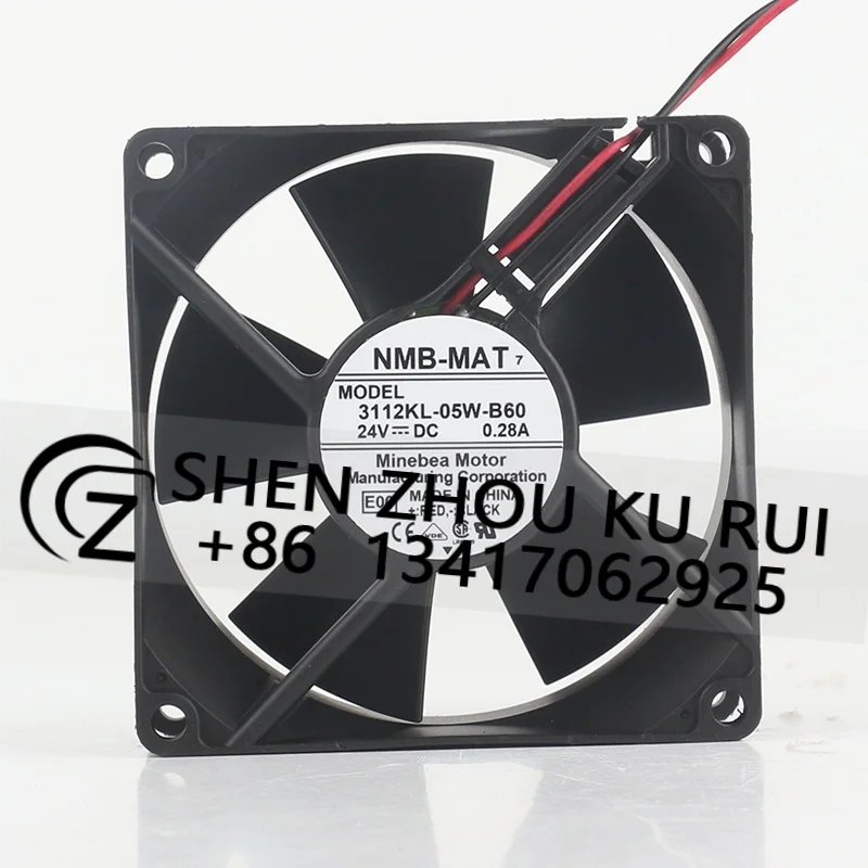 

New original NMB DC 24V 0.28A AC EC 80X80X32MM boring machine inverter 8032 8CM two-wire 3112KL-05W-B60 cooling fan