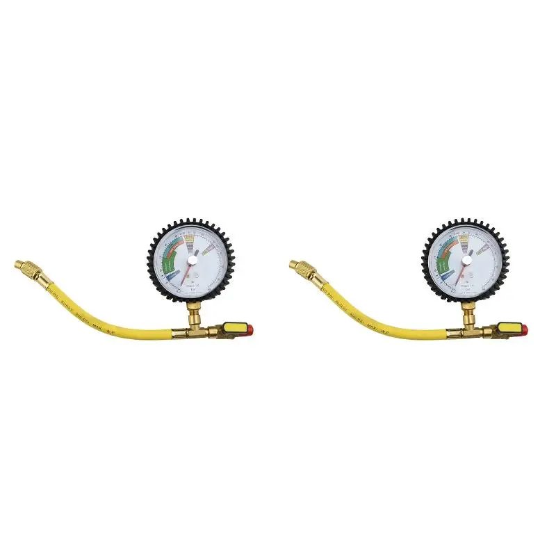 2PackX(Nitrogen Pressure Tester Air Conditioner HVAC Systems Cold Test Table Regulator for R134a R22 R407C R410A)