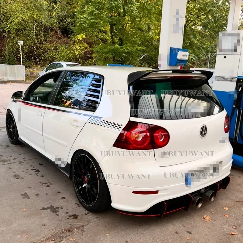 Alerón de techo estilo Oettinger para Volkswagen Golf 5 V MK5 R32 Golf 5 GTI 2006-2009, alerón trasero, accesorios de carreras para coche.