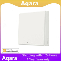 Original Aqara Smart Wall Switch D1Wired/Wireless Switch 1/2/3 Button Zigbee Wall Switches For Mijia Mi Home APP Apple Homekit
