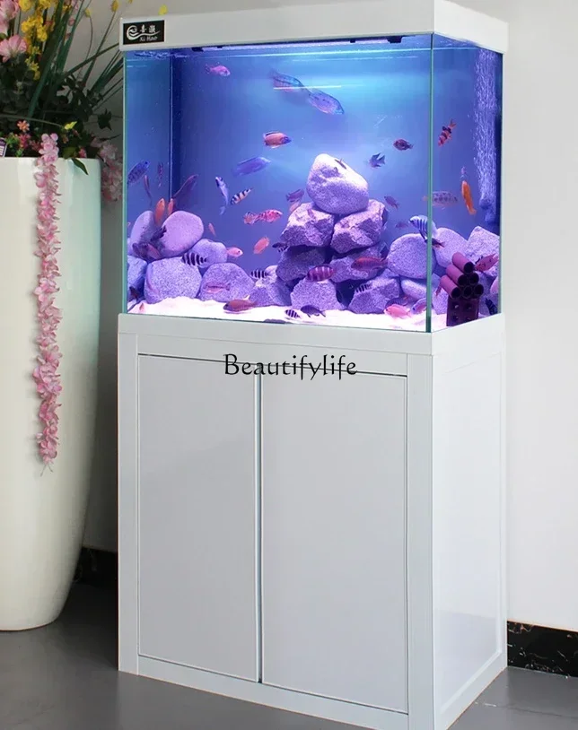 

LD33Small Bottom Filter with Cabinet Change Water Self-Circulation Aquarium Household Fish Tank
