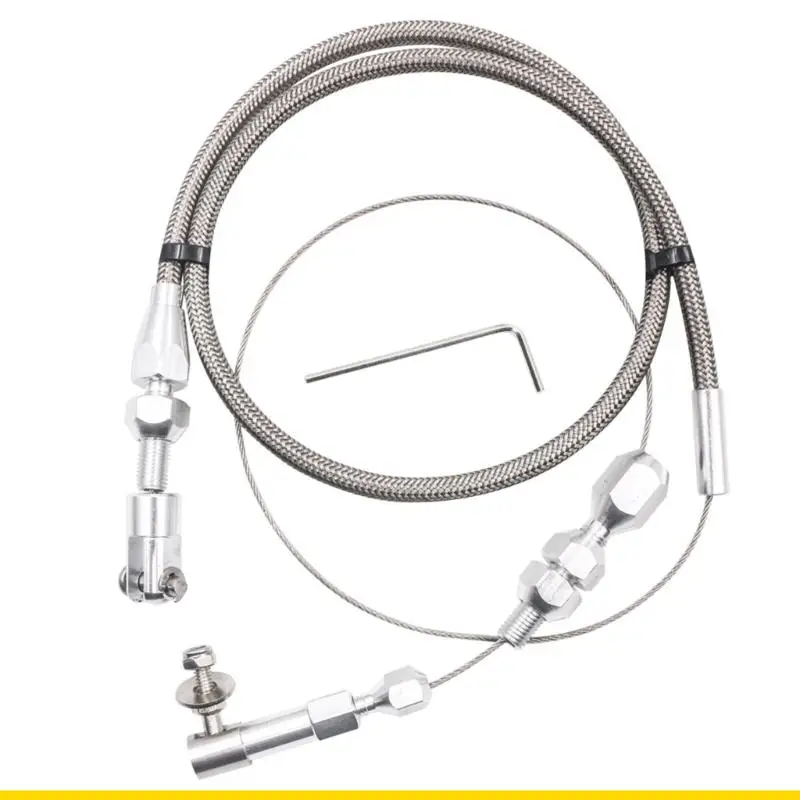 SZCH Linkage Service Cable 24 Inch with Stainless Steel Outer Cover, Replacement Control Cable for Vehicle Garage Repair and