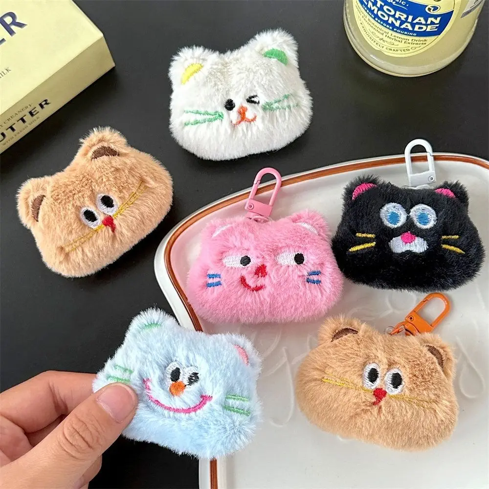 Muñeco de gato de dibujos animados creativo, accesorios para bolso colgante de felpa, colgante de llave bonito, adorno para bolso, accesorios para llaves colgantes