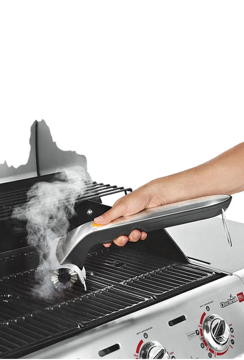 Barbecue Accessories 16-inch Electric Barbecue Brush with Dual Heads Barbecue Clean