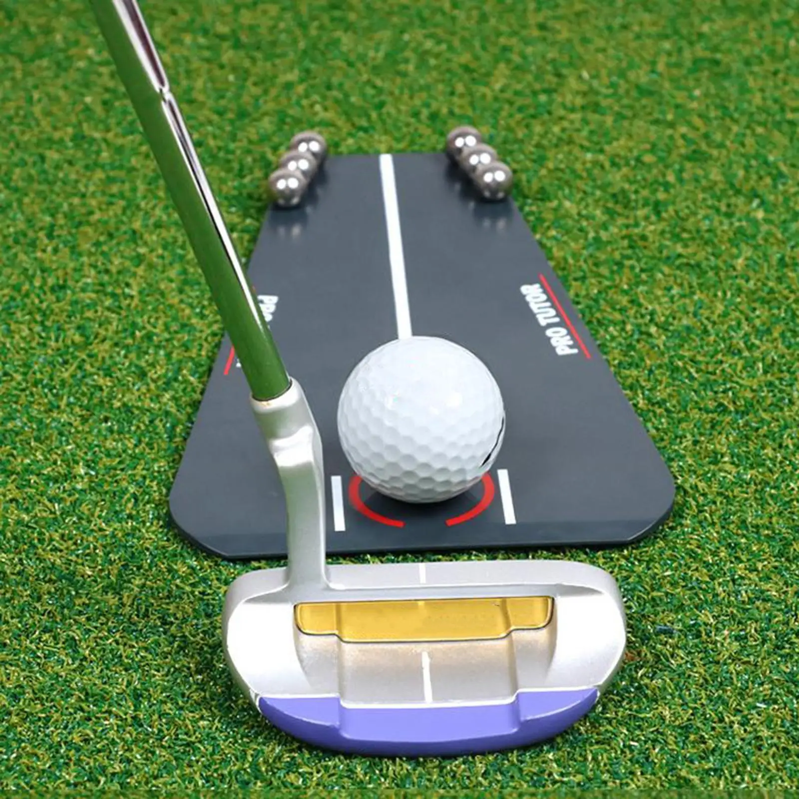 

Golf Putting Mirror Learning Device for Beginners Improve Accuracy Swing Trainer Starting Line Trainer Golf Putter Trainer
