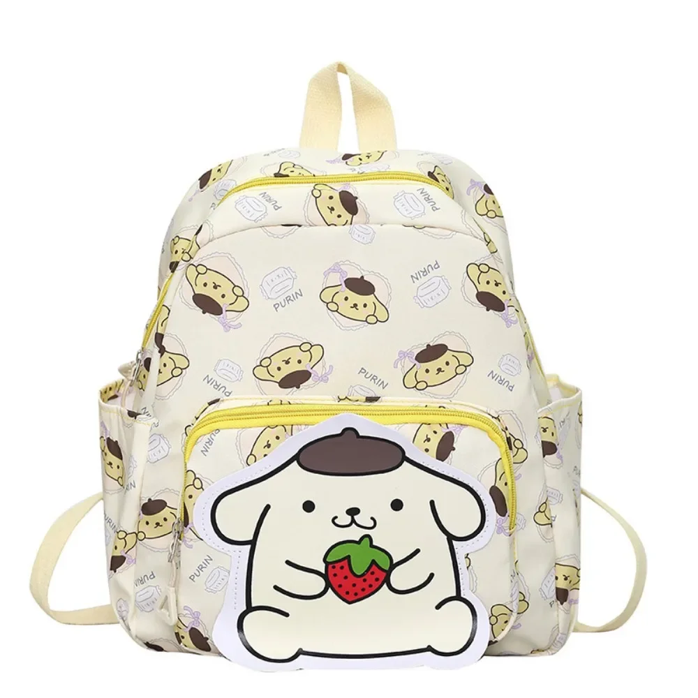 Sanrio cartoon Kulomi cute bag kindergarten pupils all-match class bag travel bag girl backpack lightweight fashion backpack