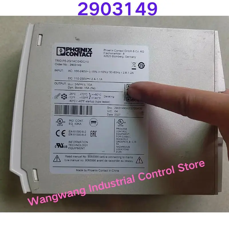 Second-hand test OK , Switching power supply TRIO-PS-2G/1AC/24DC/10, Order No: 2903149