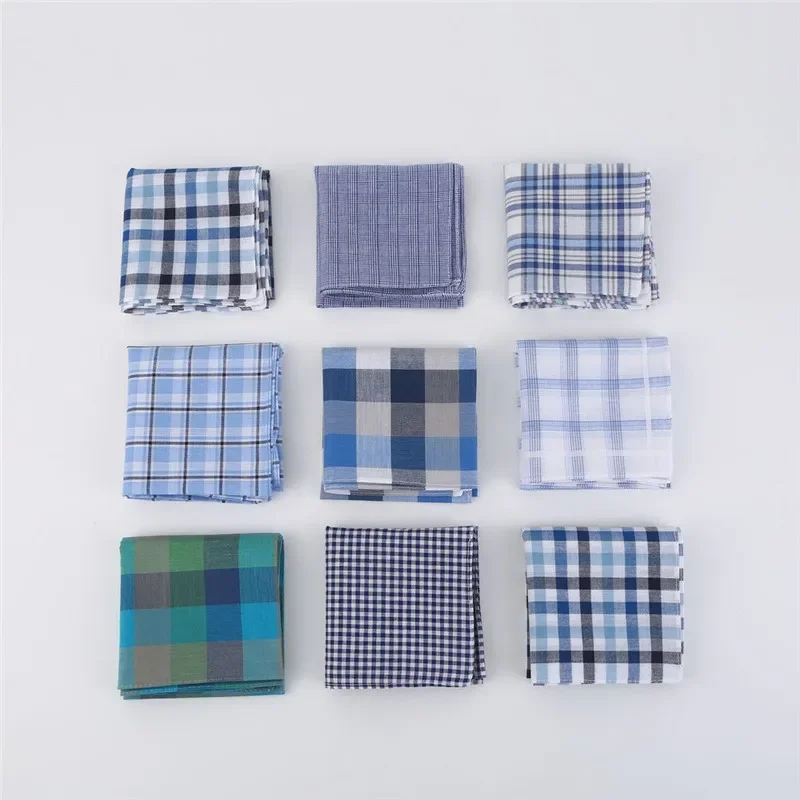 

3Pcs/pack 40x40cm 100% Cotton Classic Striped Men Pocket Wedding Party Business Chest Towels Handkerchiefs