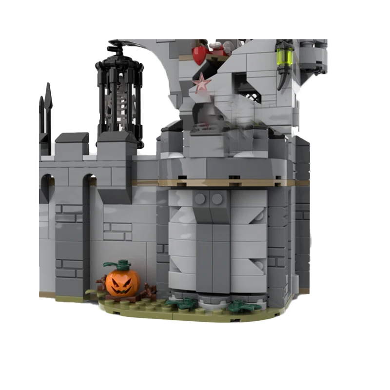 Middeleeuwen Ridders Castle Series Night Lord 'S Lair Moc Bouwstenen Model Technische Stenen Assemblage Speelgoed Kind Vakantie Geschenken