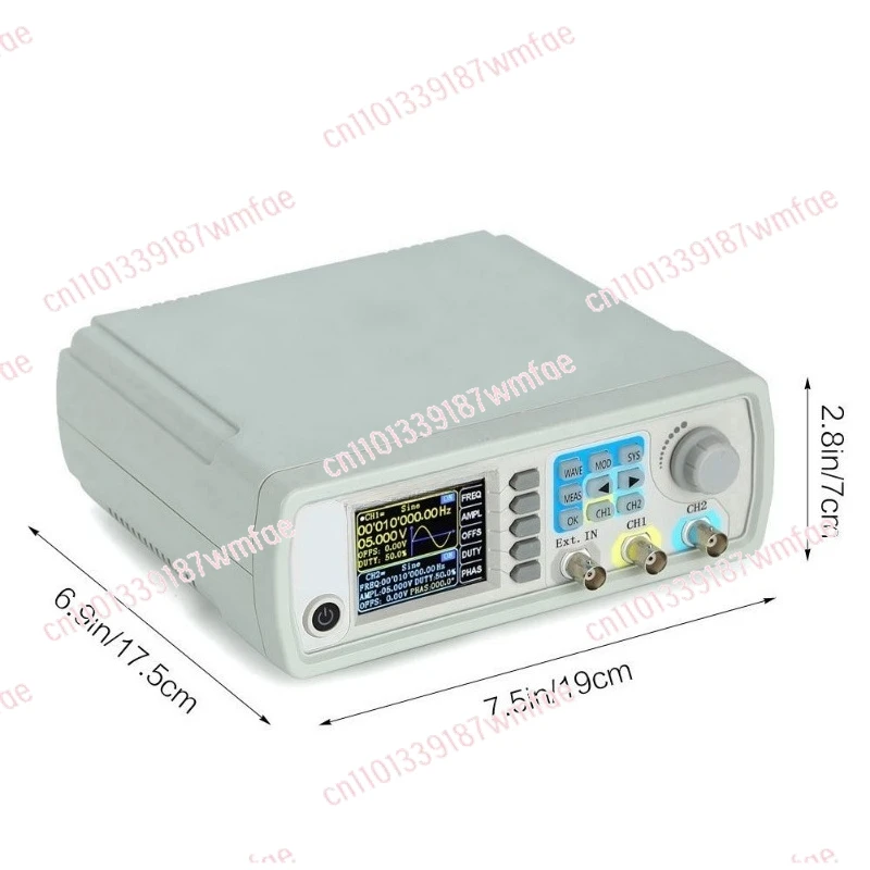 Signal source frequency meter 15-60MHz numerical control DDS dual channel arbitrary wave signal generator