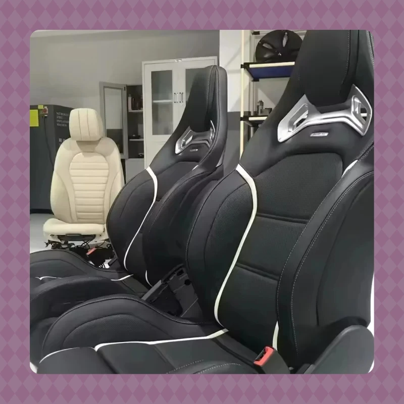 

Suitable for Mercedes-Benz C-Class C63 AMG W205 W206 - High Performance Premium Leather Car Seats