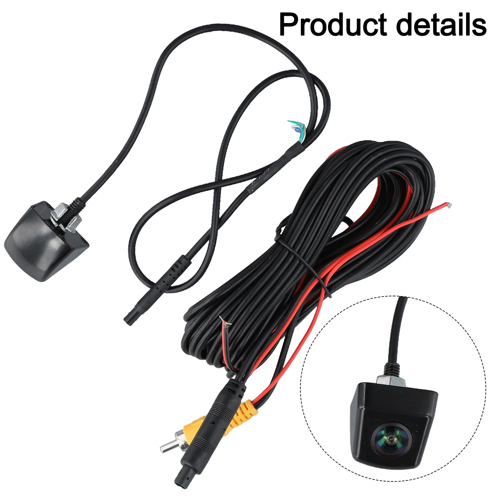 

170-градусная широкоугольная камера Камера заднего вида 170 Широкоугольная автомобильная камера заднего вида Широкое поле зрения Автоматический баланс белого цвета