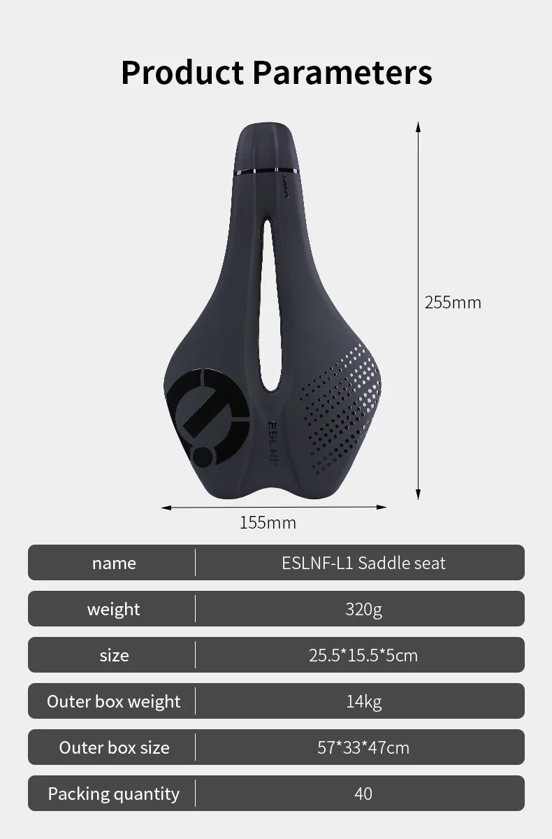Universeller hohler Fahrradsattel, bequemer, stoßdämpfender Fahrradsitz, rutschfest, verschleißfest, für MTB-Rennradfahren – Detail 3