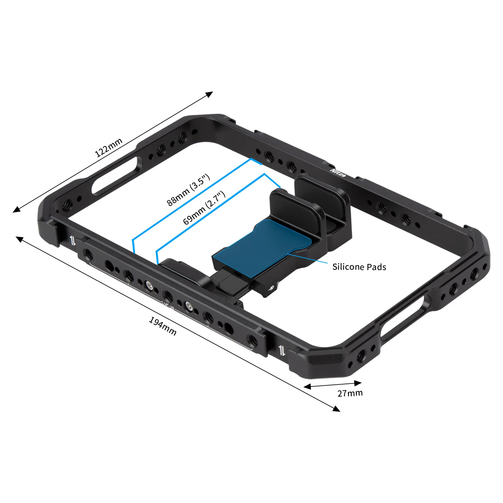 Imagem -03 - Nitze-mobile Phone Cage Clip Extended Parts 69 Mm88 mm Telemóveis T-mp01a T-mp01b