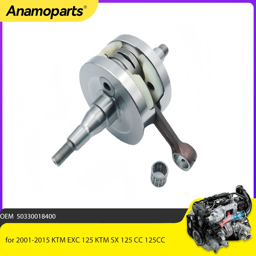 Motor parts Crankshaft assembly Compatible fits for  KTM EXC 125 KTM SX 125 CC 125CC 2001-2015 50330018400