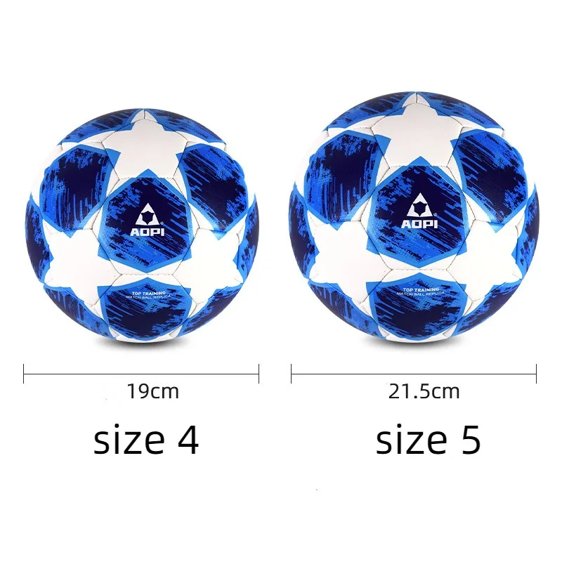 Official Size 5 Adults Use Soccer PU Machine-stitching Explosion Proof Kicking Resistant Football Indoor Ourdoor Training Ball