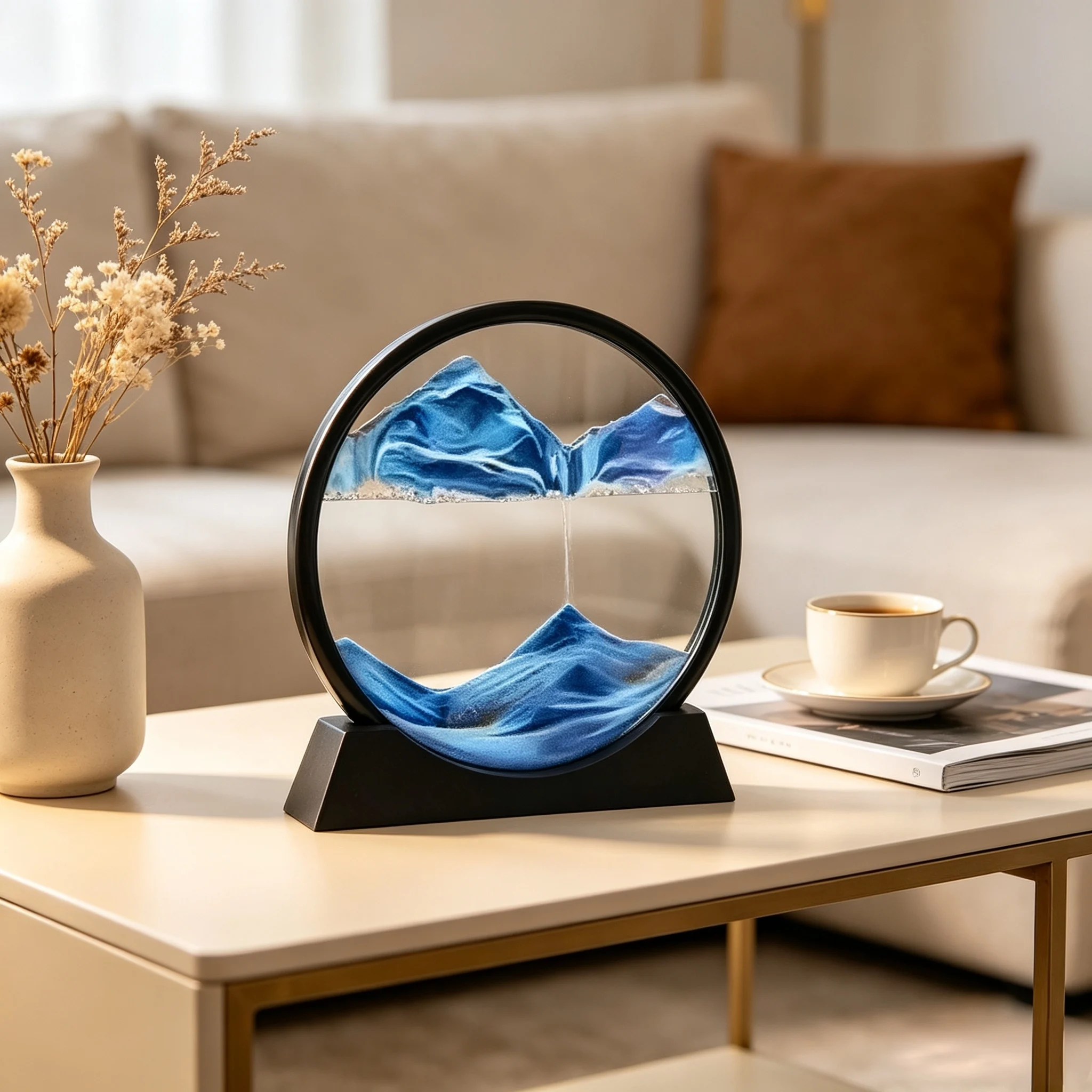 2026 3D-Sanduhr, Bewegliches S – Art Craft Movement Bewertung und Preis