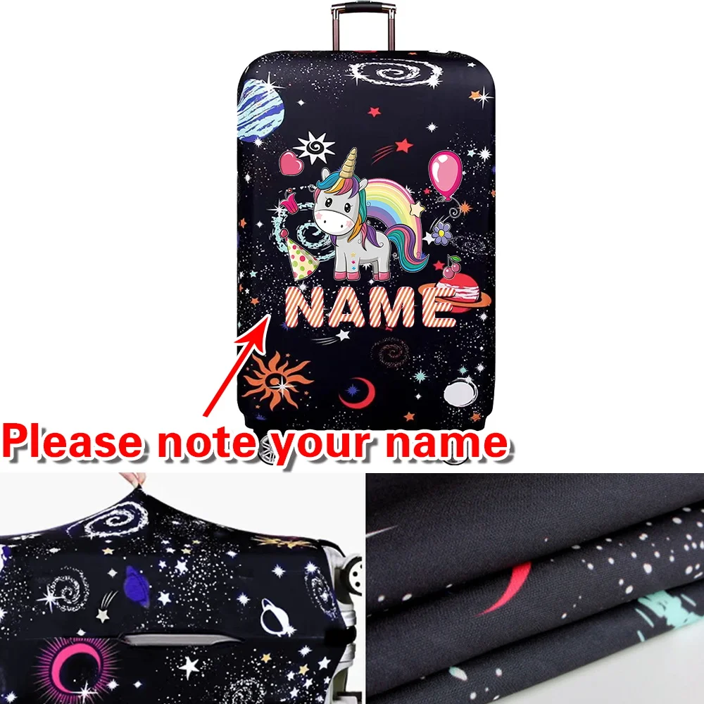 

Индивидуальное имя, модный защитный чехол для багажа, многоразовые пылезащитные чехлы, 18-32 дюйма, коробка на колесиках, подходят для путешествий, аксессуары